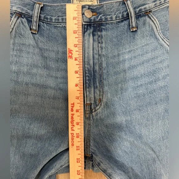 MADEWELL The Perfect Vintage Straight Carpenter Jeans Size 28 Dunview Blue Retro - Picture 11 of 12